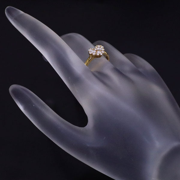 Ponte Vecchio K18YG Diamond Ring 0.38ct Heart 