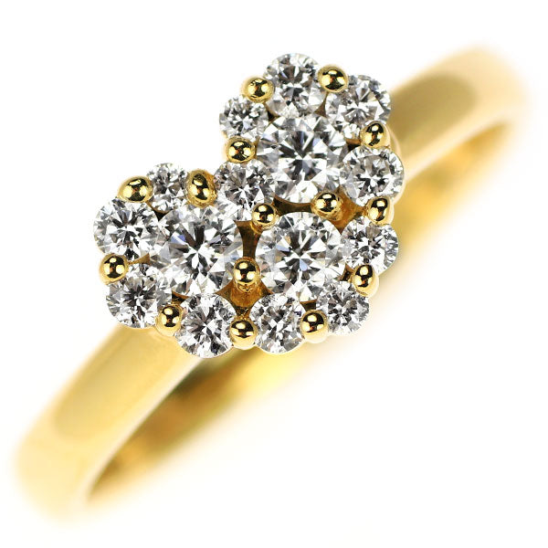 Ponte Vecchio K18YG Diamond Ring 0.38ct Heart 