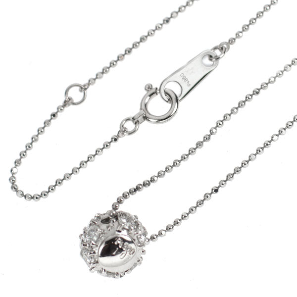 Pt900/ Pt850 Diamond Pendant Necklace 1.07ct 