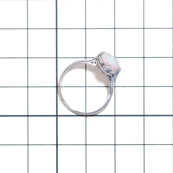 K14WG Opal Ring, Vintage Product with Senbon-Okashi 