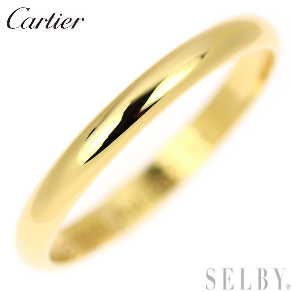 Cartier K18YG Ring Band Size 54 