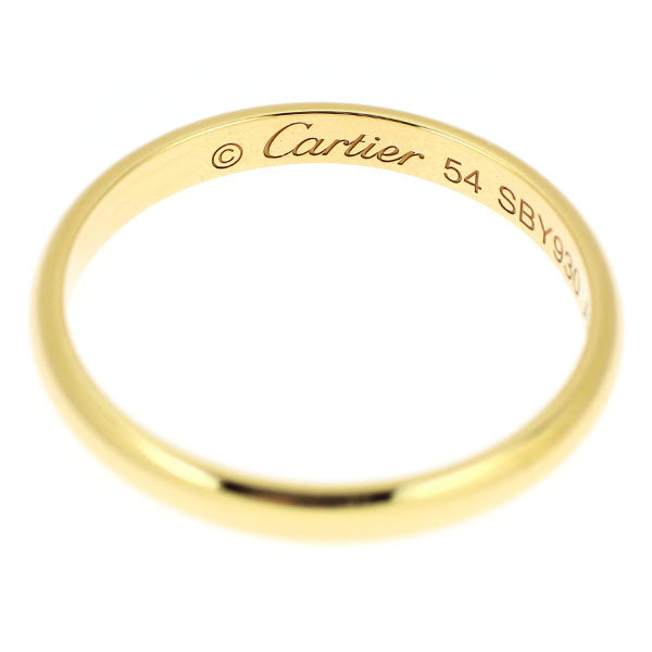 Cartier K18YG Ring Band Size 54 