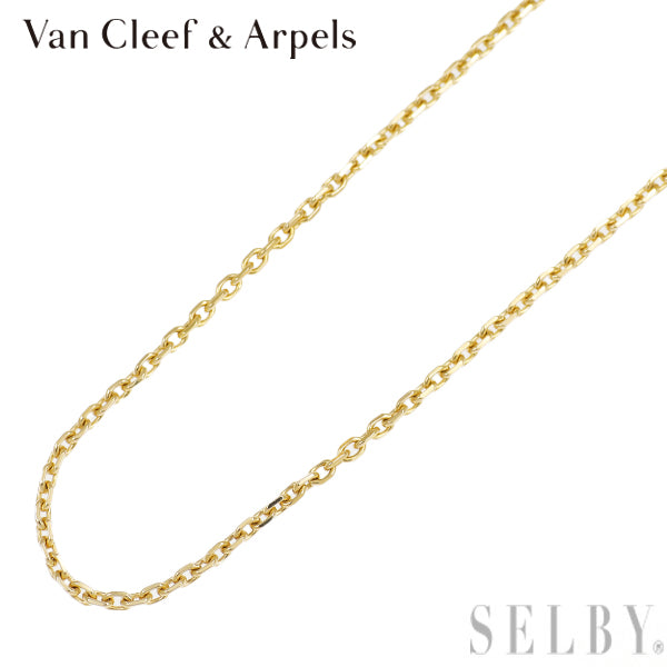 Van Cleef &amp; Arpels K18YG Chain Necklace 