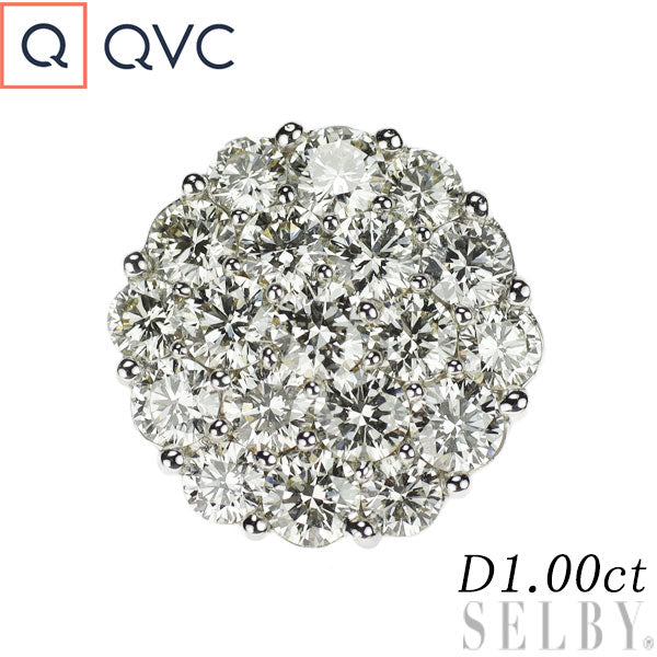 QVC K18WG ダイヤモンド ペンダントトップ 1.00ct – セルビーオンラインストア