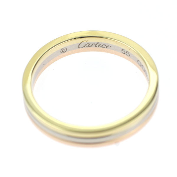 Cartier K18YG/WG/PG Ring Size 55 Vendome 