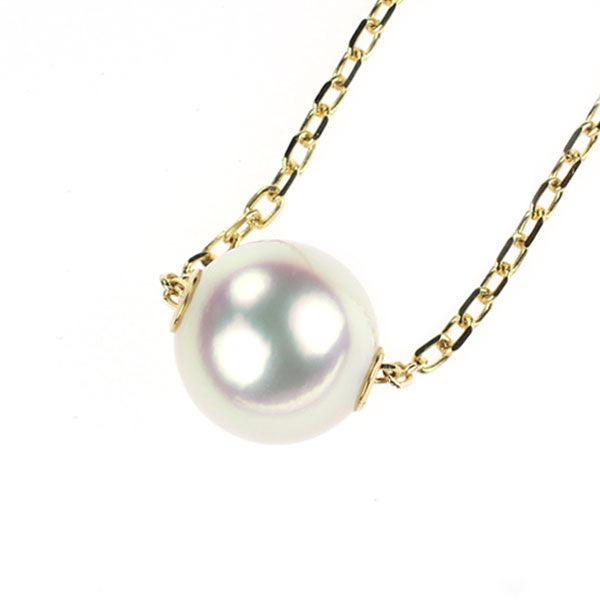 Mikimoto K18YG Akoya pearl pendant necklace, diameter approx. 8.0mm 