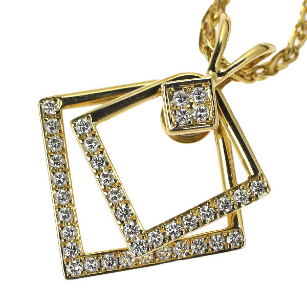 Heiwado Trading K18YG Diamond Pendant Necklace 0.51ct 