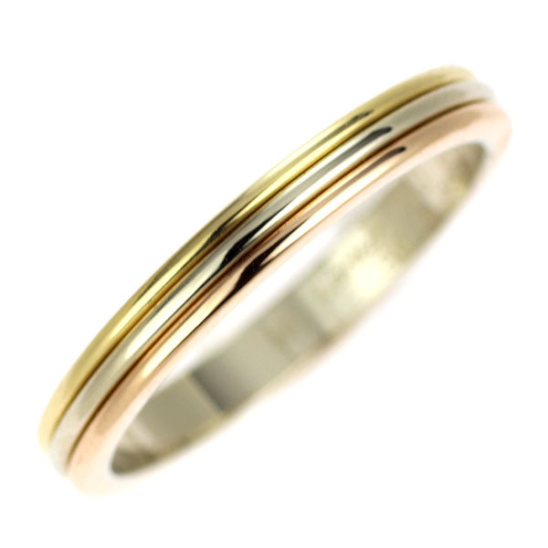 Cartier K18YG/WG/PG Ring Size 59 Vendome 