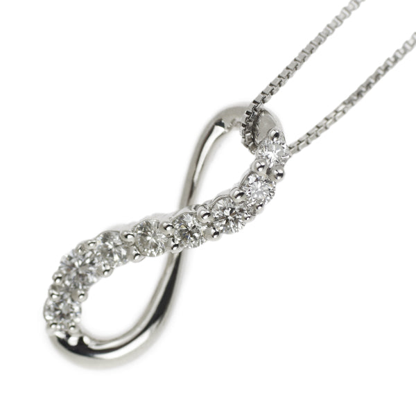 Vendome Aoyama Pt950/Pt850 Diamond Pendant Necklace 0.28ct 