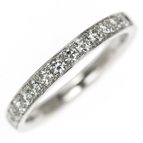 4℃ Pt995 Diamond Ring Half Eternity 