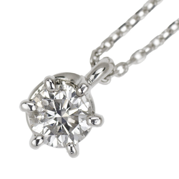 4℃ Pt995 Diamond Pendant Necklace 0.228ct 