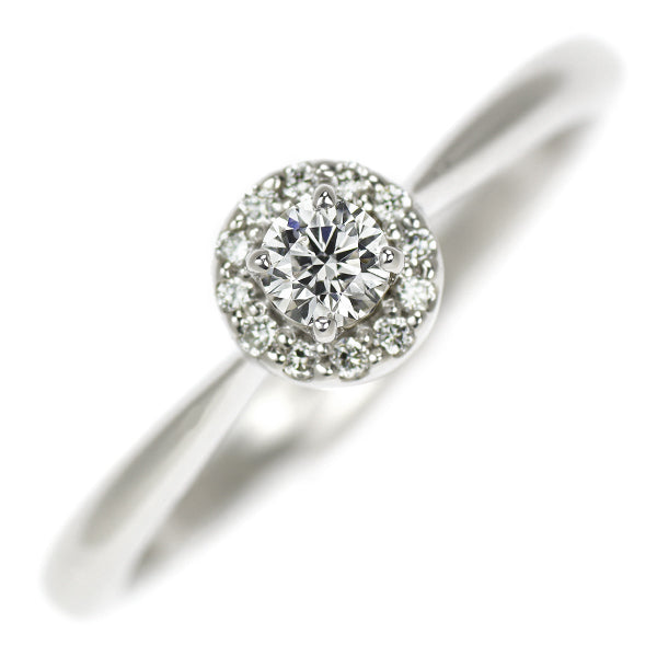 Vendome Aoyama Pt950 Diamond Ring 0.10ct 