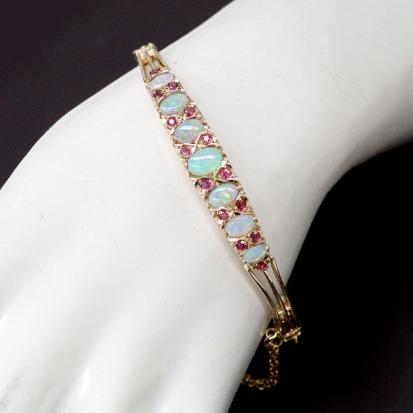 K9YG Opal Ruby Bangle Vintage 