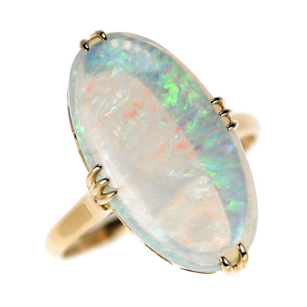 K18YG Opal Ring, Vintage Product, Senbon-kashi 