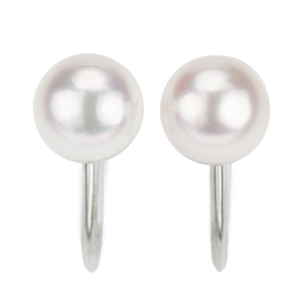 MIKIMOTO SV Akoya pearl earrings, diameter approx. 6.7mm 