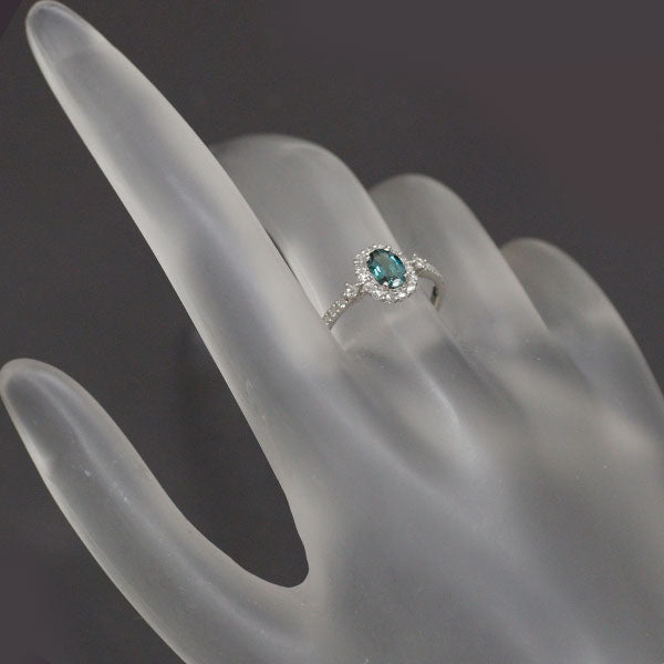 Brand new, rare Pt950 Brazilian Alexandrite rose cut diamond ring 0.49ct D0.22ct [Escore] 