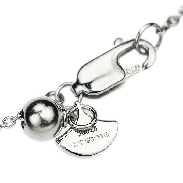 グラフ K18WG ペアシェイプ ダイヤモンド ペンダントネックレス 0.70ct D VS1 《セルビー銀座店》【中古】