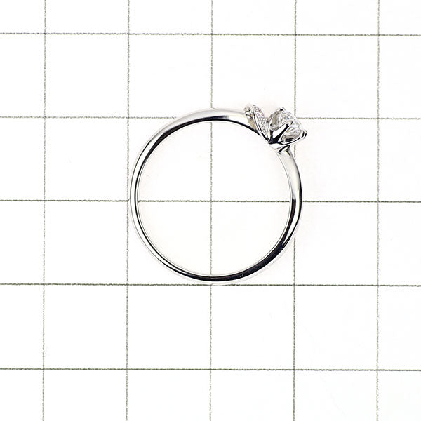 俄 希少 Pt950 ダイヤモンド  天然ピンクダイヤ リング 0.266ct 茜