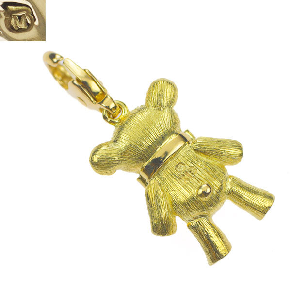 MIKIMOTO K18YG Charm Teddy Bear Animal 