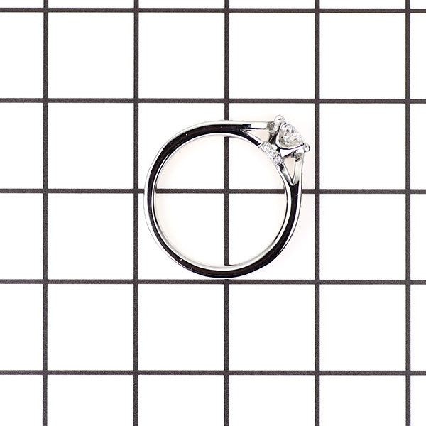 Wish upon a star Pt950 Diamond Ring 0.226ct E VS2 D0.12ct 