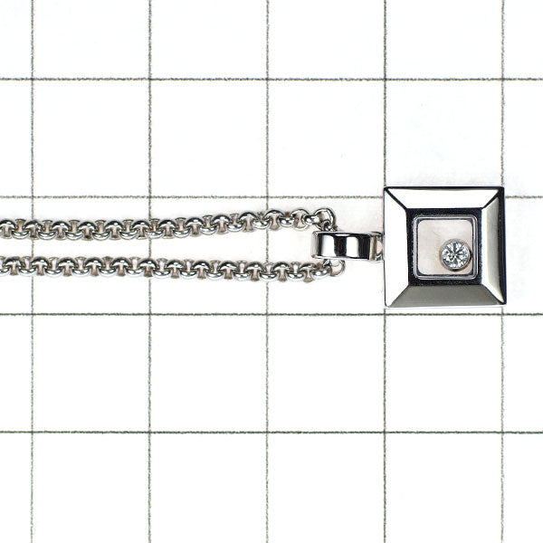 Chopard K18WG Diamond Pendant Necklace Happy Diamond 