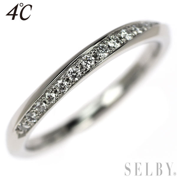 4℃ Pt995 Diamond Ring 