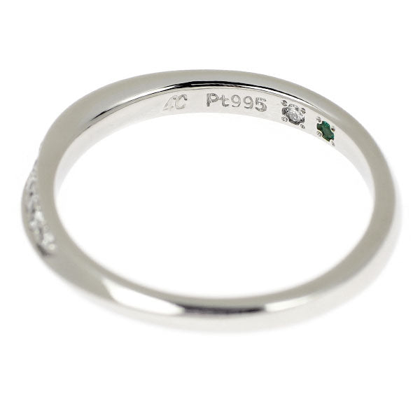 4℃ Pt995 Diamond Ring 