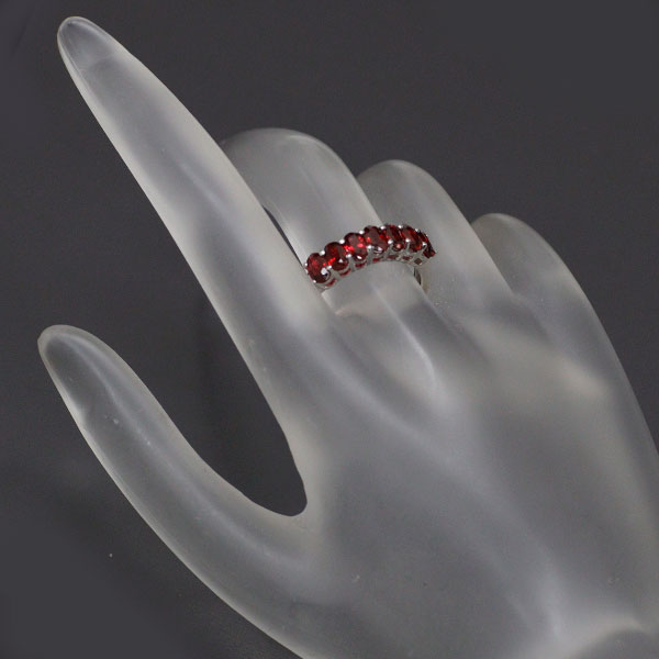 K18WG Red Spinel Ring 1.80ct 