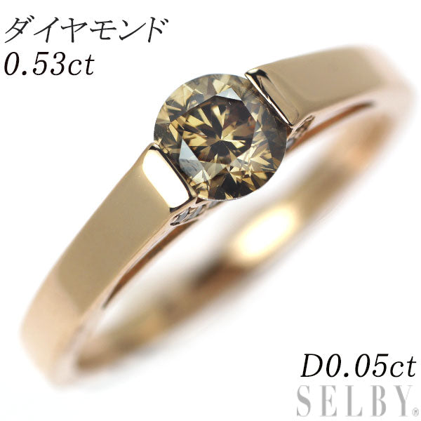 K18PG ダイヤモンド リング 0.53ct D0.05ct – セルビーオンラインストア