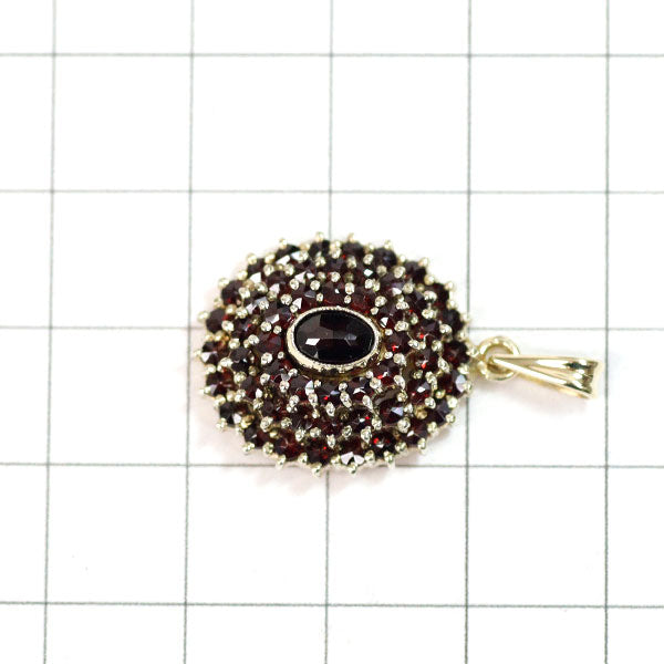 Granat Turnoff K14YG Bohemian Garnet Pendant Top 