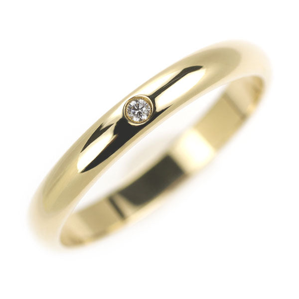 Cartier K18YG Diamond Ring 1895 Band Size 49 