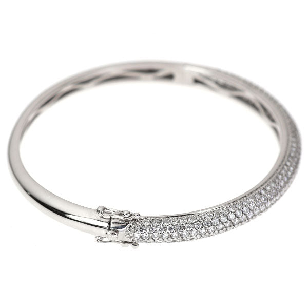 K18WG Diamond Bangle 3.01ct 