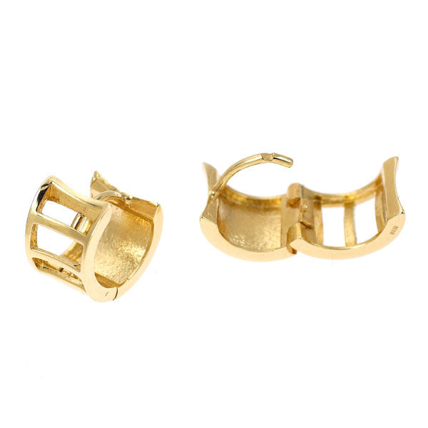 K18YG Hoop Earrings 