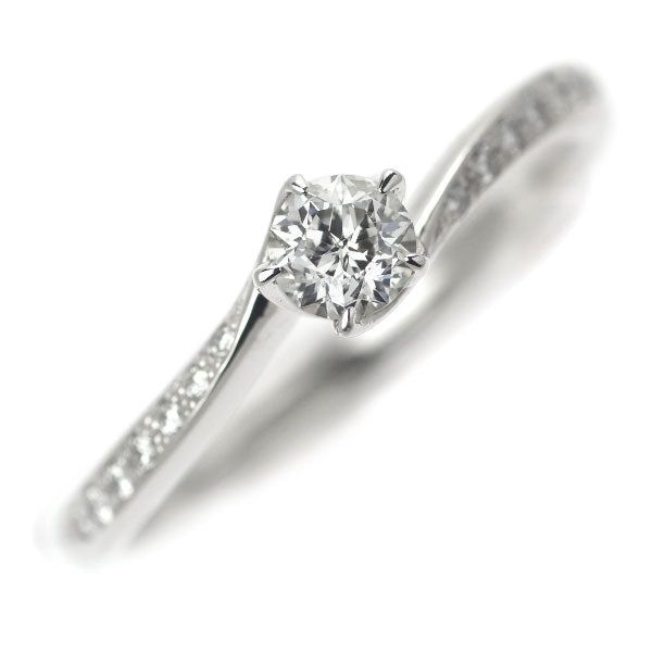 wish upon a star Pt950 diamond ring 0.226ct F VS2 D0.06ct 