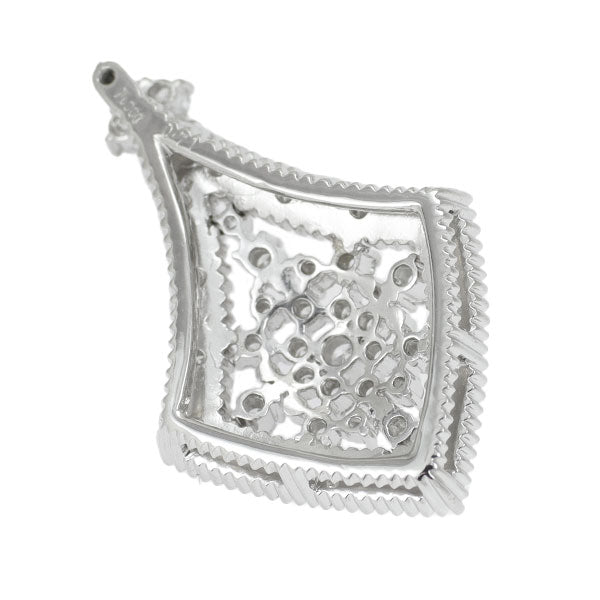 Pt900 Diamond Pendant Top 0.71ct 