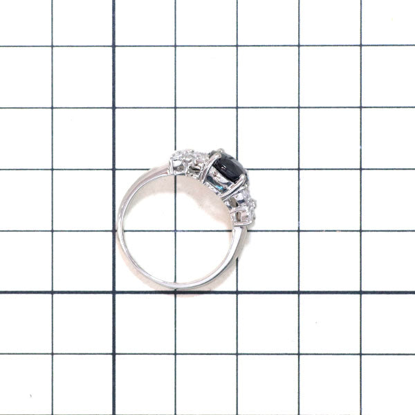 Pt900 カラーチェンジガーネット ダイヤモンド リング 2.89ct D0.41ct