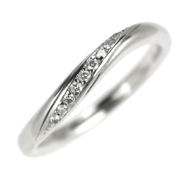 4℃ Pt950 Diamond Ring 