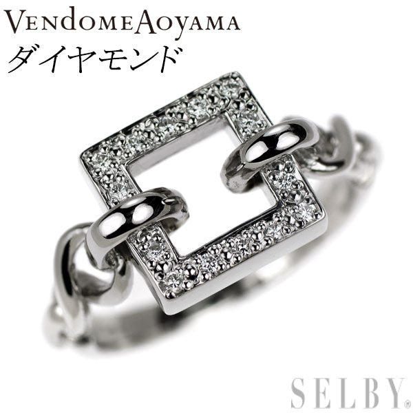 Vendome Aoyama Pt900 Diamond Ring 