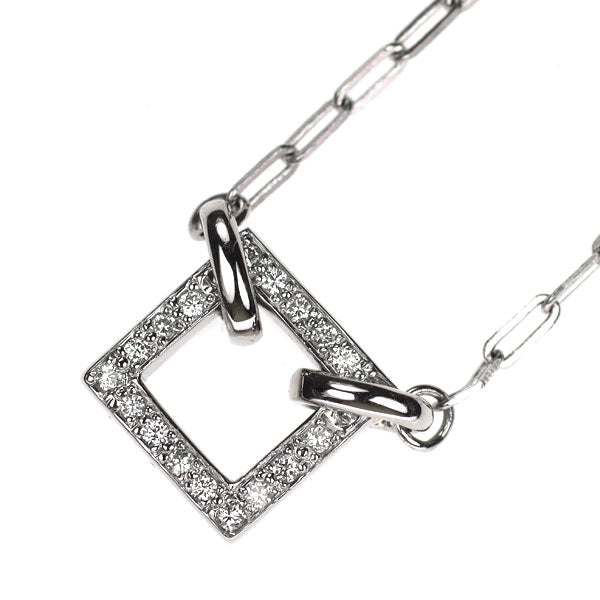 Vendome Aoyama Pt900/Pt850 Diamond Pendant Necklace 0.12ct 