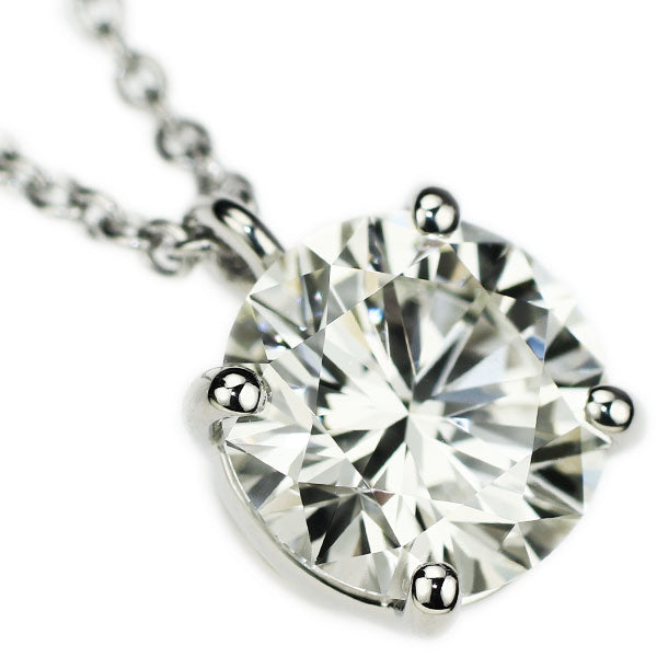 グラフ Pt950 ダイヤモンド ペンダントネックレス 1.29ct I VS2 3EX