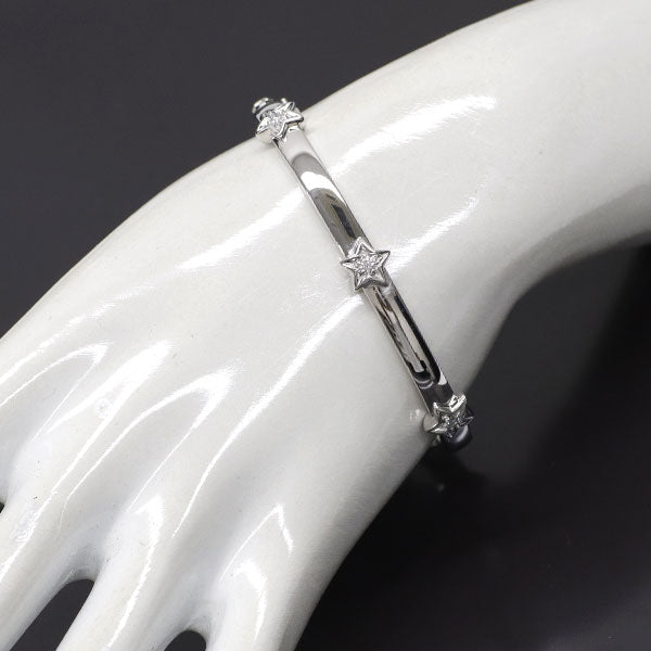 Chanel K18WG Diamond Bangle Star 16.0cm《Selby Ginza Store》[S, Like New, Polished] [Used] 