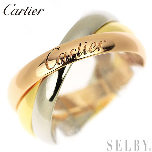 Cartier K18YG/WG/PG Ring Trinity Small Size 47 