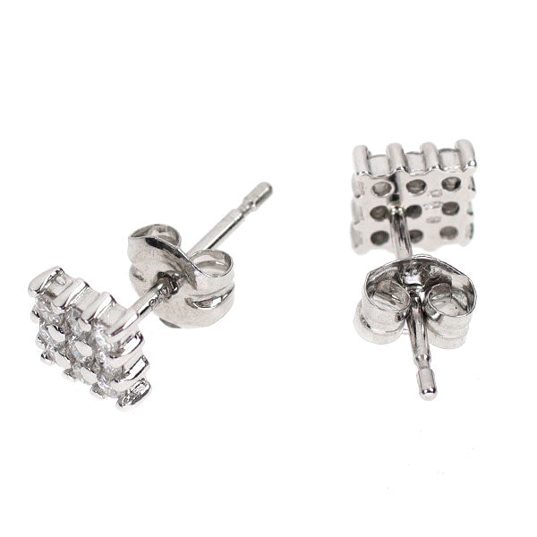 Pt900 Diamond Earrings 0.18ct Studs 