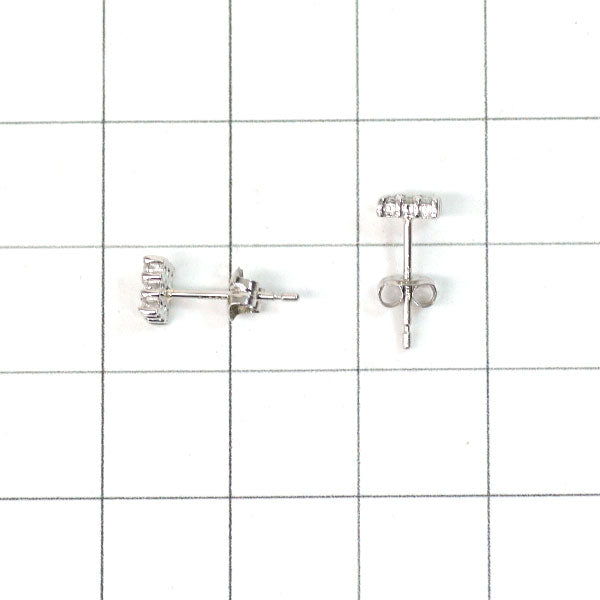 Pt900 Diamond Earrings 0.18ct Studs 