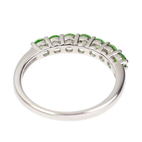 Rare K18WG Demantoid Garnet Ring 0.62ct 