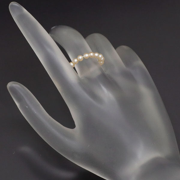 Pearly Tamikimoto K18YG Baby Pearl Ear Cuff Ring Diameter approx. 3.3mm Shape Memory Hoop 