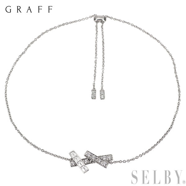 Graff K18WG Diamond Bracelet Thread Mini 