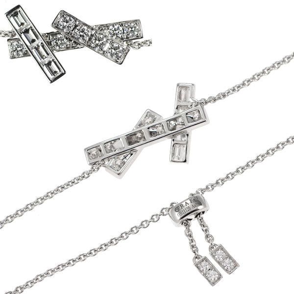 Graff K18WG Diamond Bracelet Thread Mini 