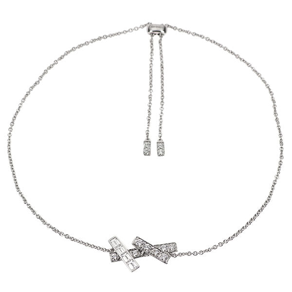 Graff K18WG Diamond Bracelet Thread Mini 