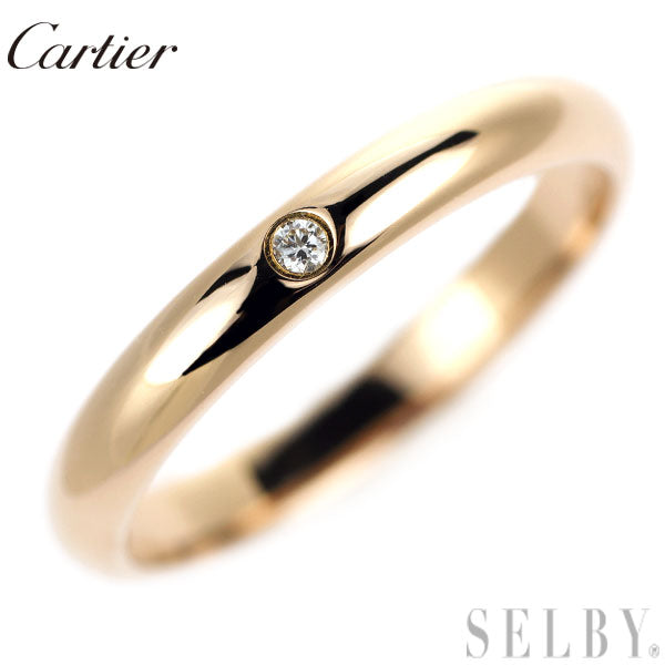 Cartier K18PG ring band size 48 